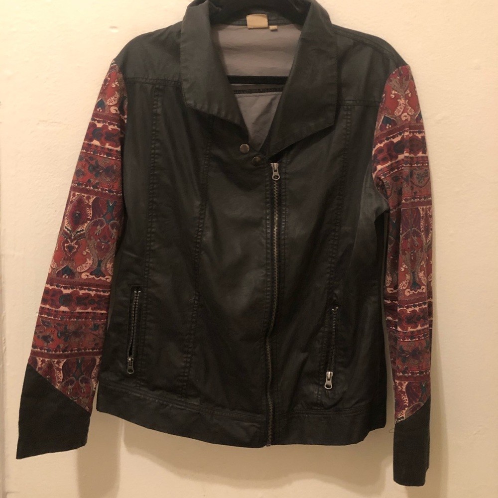 Leather/Canvas Jacket